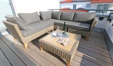 bestuhlte Dachterrasse