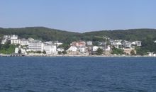 Blick auf Sassnitz vom Meer aus