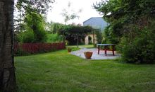 Garten hinten, links Gartenteich