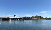 Klappbrücke in Kappeln an der Schlei