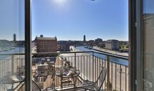 Ohlerich Speicher App. 23 - Blick auf den Balkon und die Altstadt