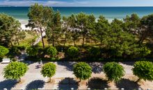 Blick auf die Strandpromenade