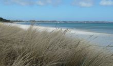 Strand vor der Unterkunft