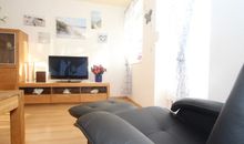 Wohnzimmer Blick zum TV von der Couch