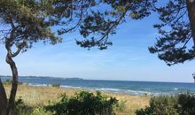 Düne und Strand vor der Unterkunft