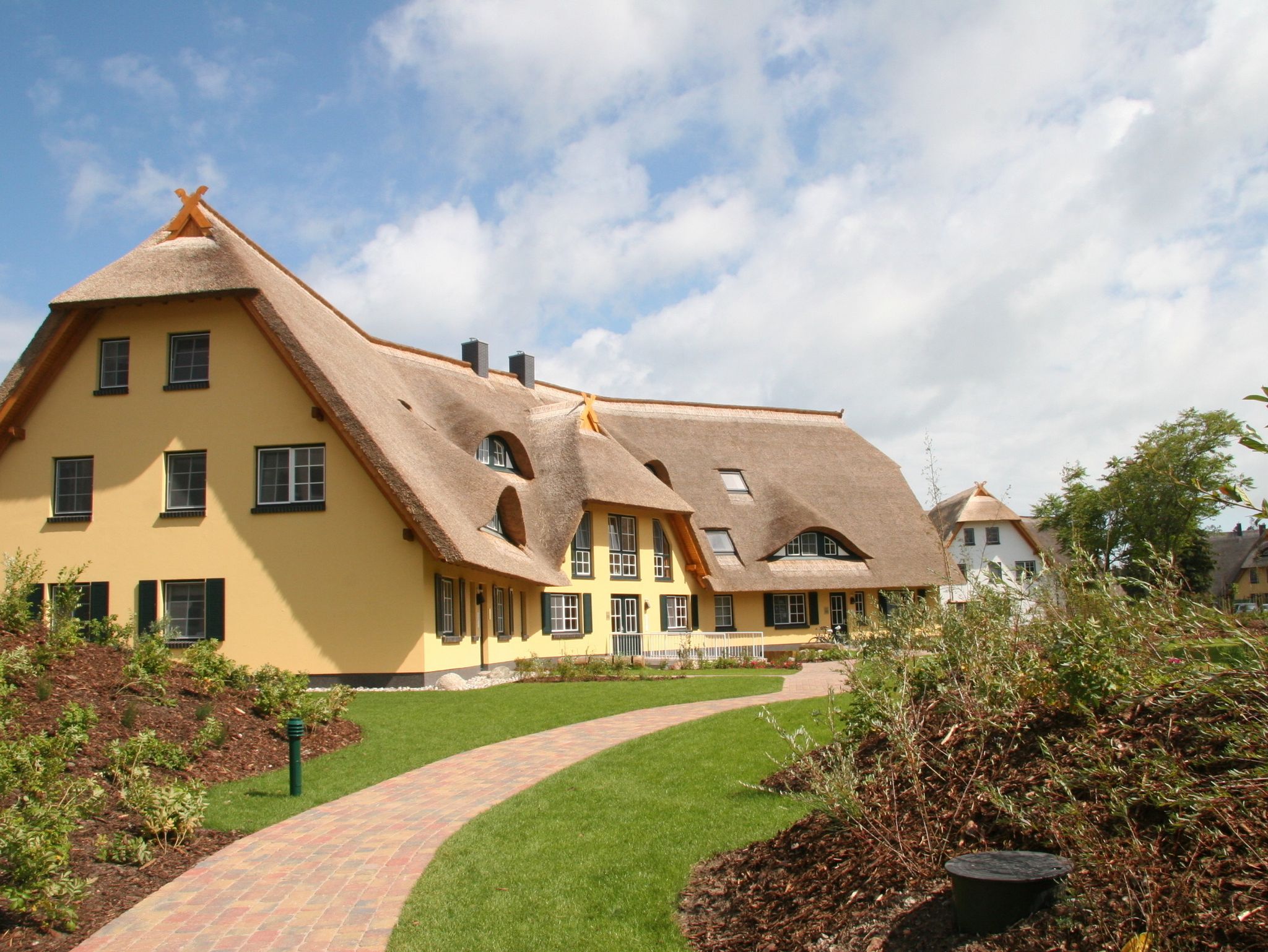 Ferienhaus reetgedeckt I direkt am Meer